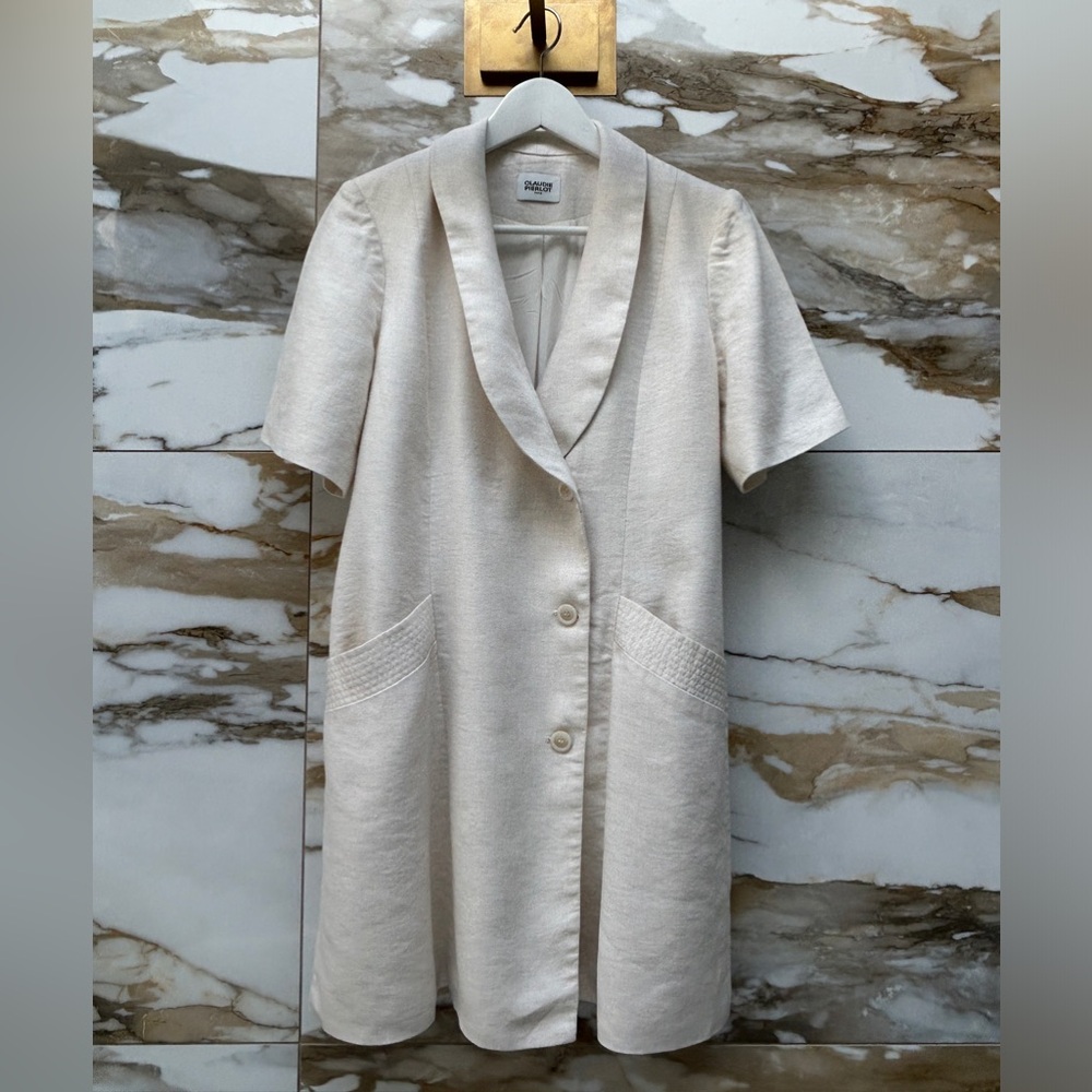 Claudie Pierlot Cotton Blend Mini Shirt Dress Size 40